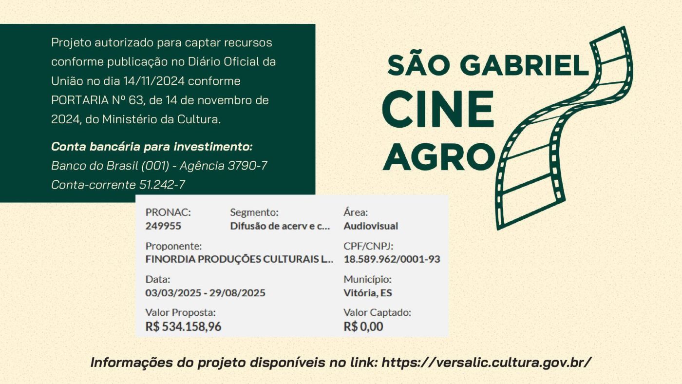 1º São Gabriel Cine Agro